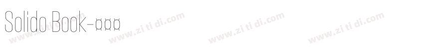 Solido Book字体转换